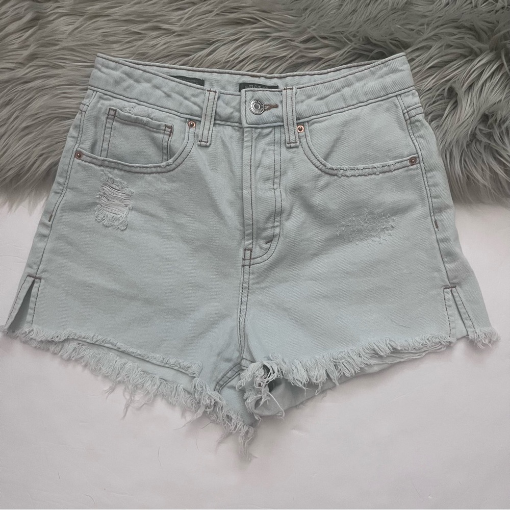 Wild Fable Light Wash Super High Rise Cutoff Shorts
